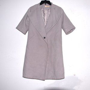 Feibisi Women's Light Gray Coat